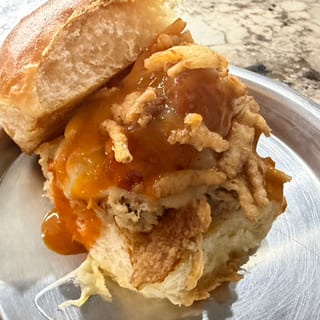 Smothered Chicken Slider