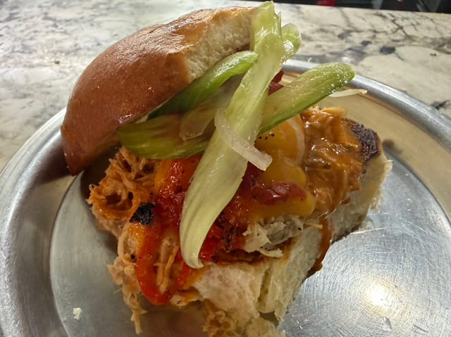 Buffalo Chicken Slider.