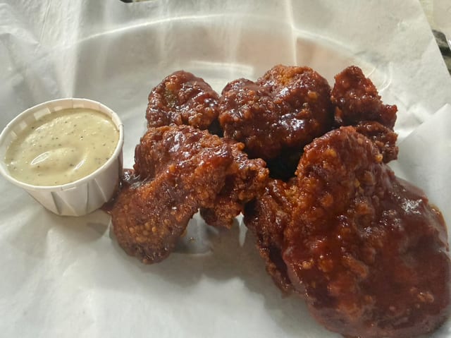 Rocky Mtn Oysters - Sauced and Tossed.